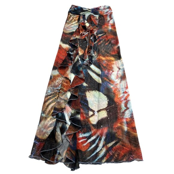 Outcast Elina Maxi Skirt in Zaffira Print - Picture 1 of 6